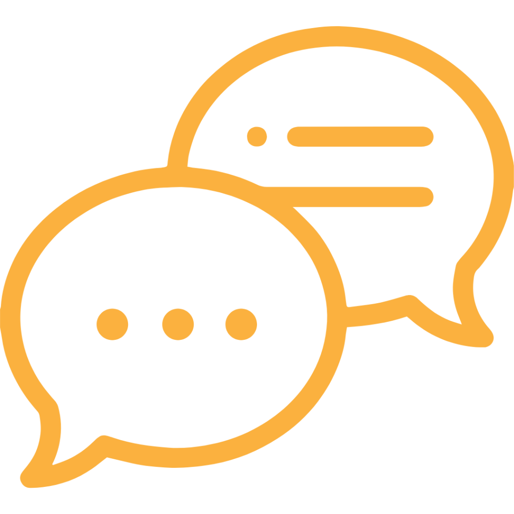 Cartoon speech bubbles