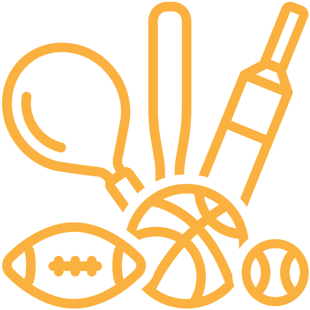 Cartoon sports equipment